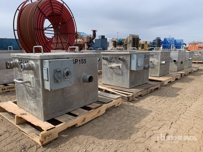 Quantity of (5) Aluminum Portable Sewage Lift Stations