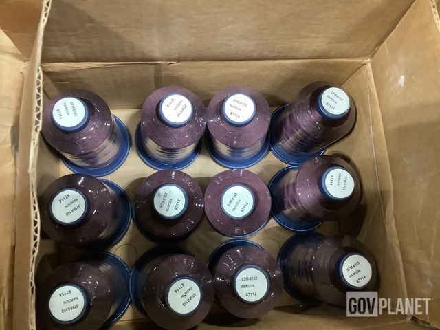 Surplus (1,456) Rolls of Assorted Thread in Chambersburg, Pennsylvania ...