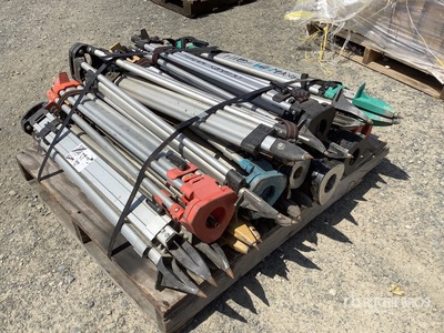 Quantity of (13) Survey Tripods