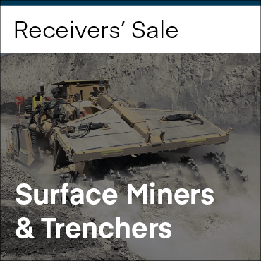 Receivers' Sale - Surface Miners & Trenchers