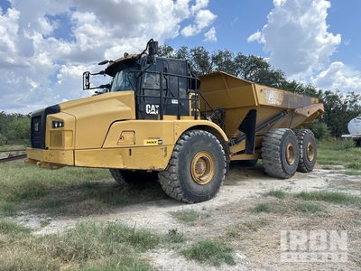 2019 Cat 745 Kiepwagen met knikbesturing