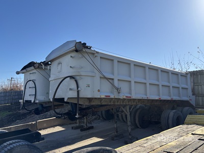1989 Hilbilt End Dump Trailer
