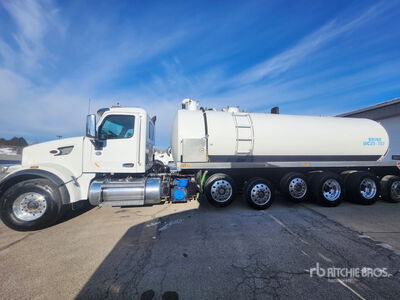 2020 Peterbilt 567 7 Axle Water Truck Vacuum Tanker Truck