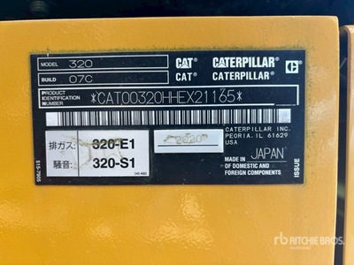 2020 Cat 320 Tracked Excavator