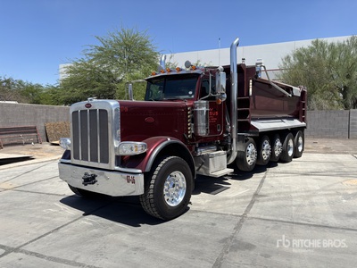 2016 Peterbilt 389 6x4 Simple 16 Camion-benne à cinq essieux