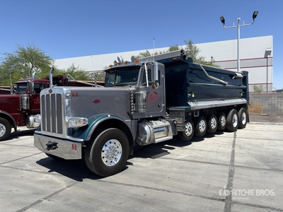 2020 Peterbilt 389 6x4 Simple 18 Camion-benne à cinq essieux