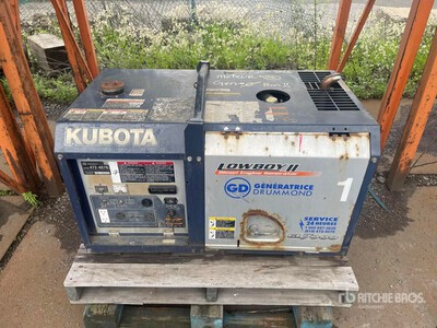 2010 Kubota GL7000 7 kW Generator (Inoperable)