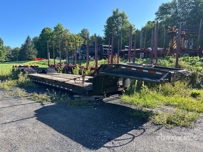 2002 Talbert T4DWS Tri/A Removable Gooseneck Remorque Surbaissée