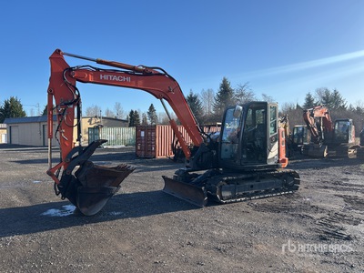 2014 Hitachi ZX85USB-5N Pelle Hydraulique sur Chenilles