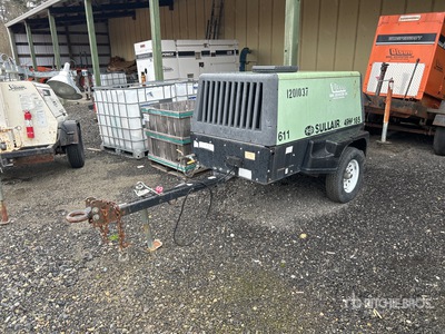 2011 Sullair 185 185 cfm Mobile Air Compressor