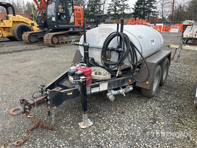 2012 Wylie 500 gal T/A Water Tank Trailer