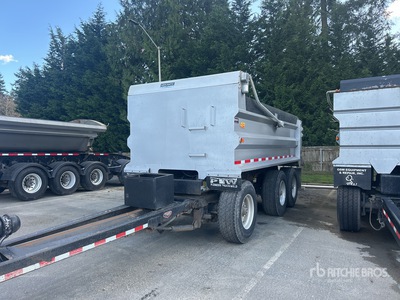 2018 Pioneer Truckweld Tri/A Turntable Mini-remorque à benne