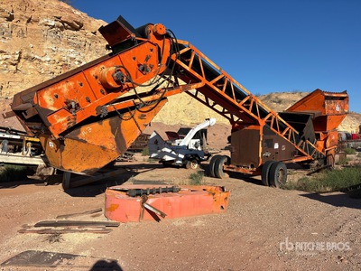Finlay 9A 4030 Portable 4 ft x 8 ft 2 Deck Hydraulic Trommel