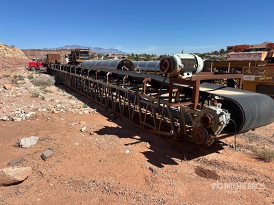 36 in x 84 ft Stationary Radial Stacking Convoyeur