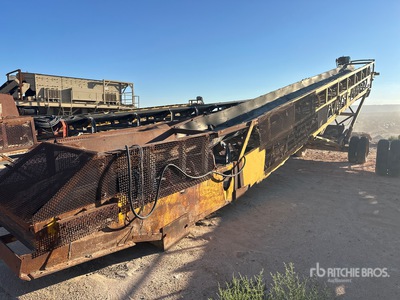 30 in x 55 ft Portable Radial Stacking Convoyeur